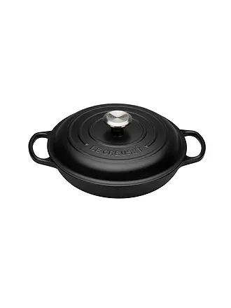 LE CREUSET | Gourmet-Profitopf SIGNATURE 26cm Azure | schwarz